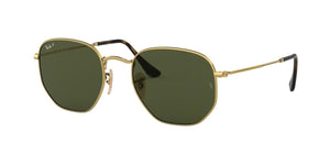 Ray-Ban Hexagonal Metal RB 3548N 001 58 Polarized