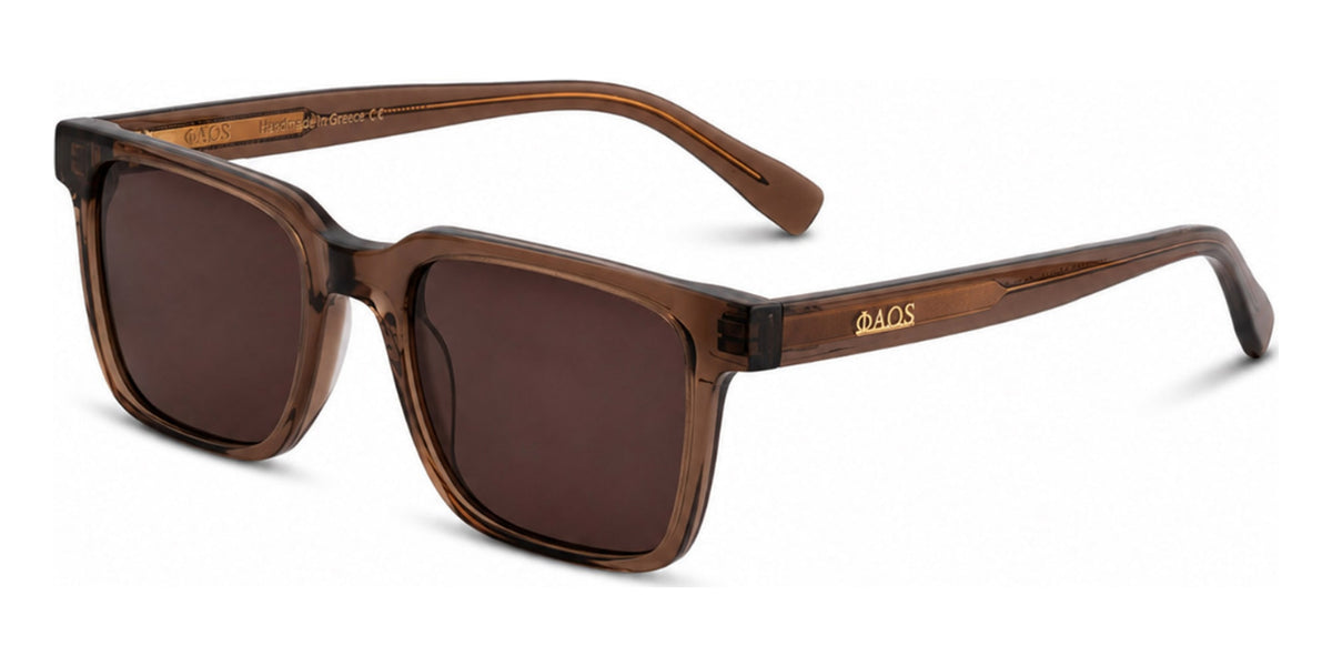 Faos Andros Crystal Sepia / Stone Brown Γυαλιά Ηλίου side packshot