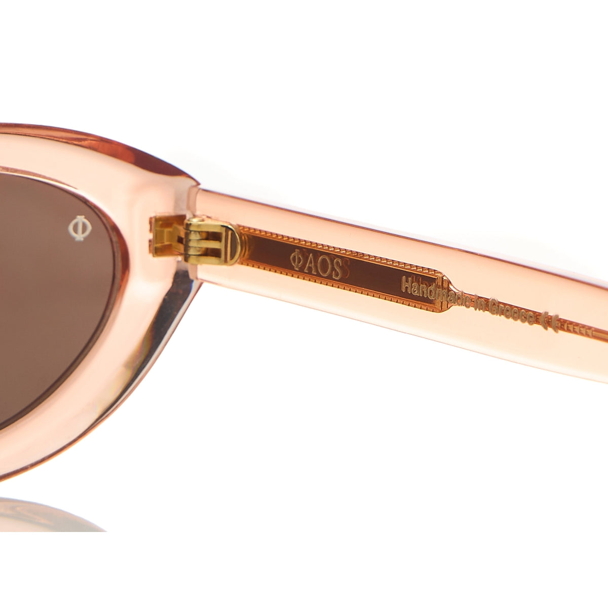 Faos Antiparos Crystal Peach / Stone Brown Γυαλιά Ηλίου