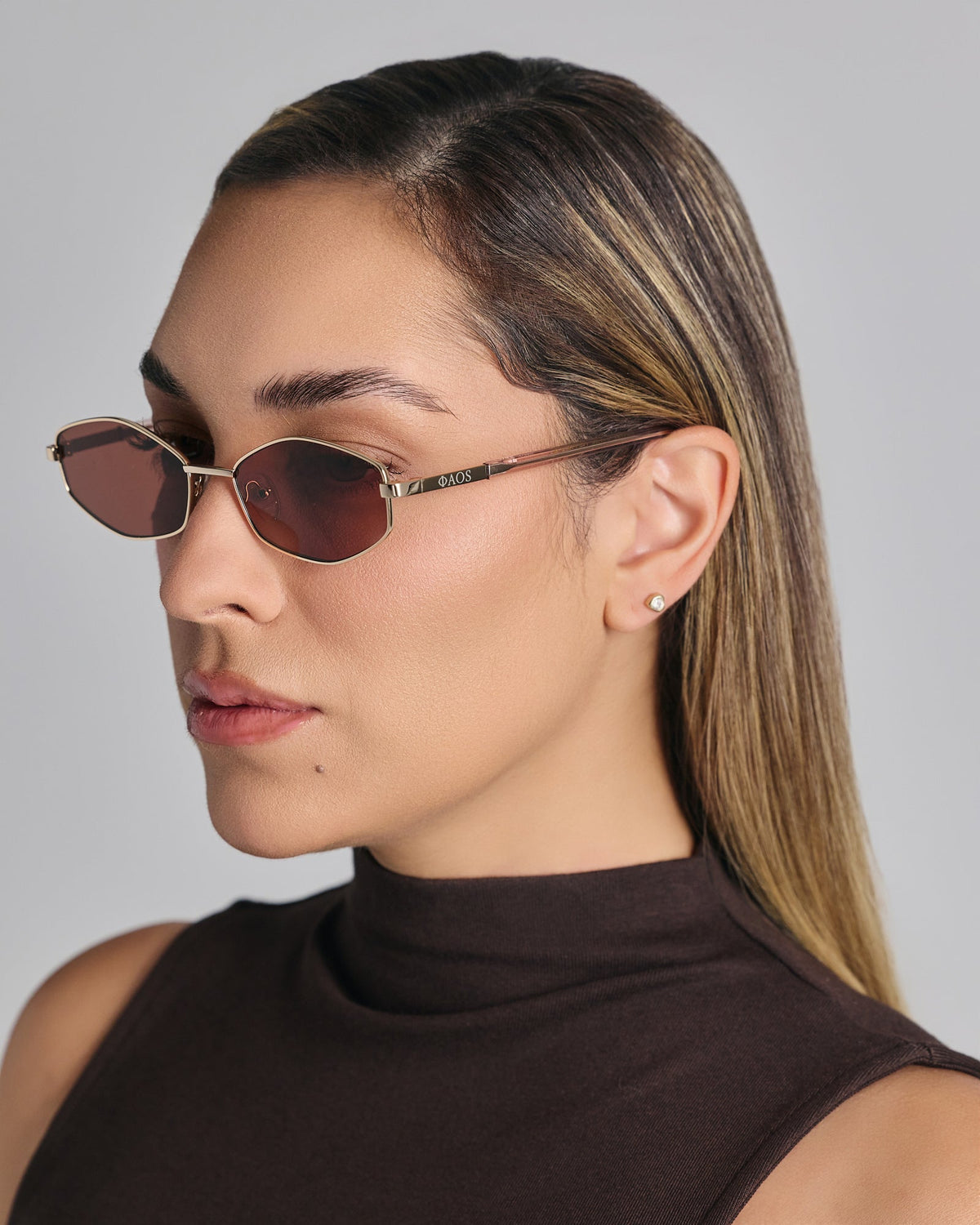 Faos Ariadne Crystal Pink / Maroon Γυαλιά Ηλίου