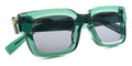 Faos Crete Crystal Green / Shade Grey Γυαλιά Ηλίου side packshot