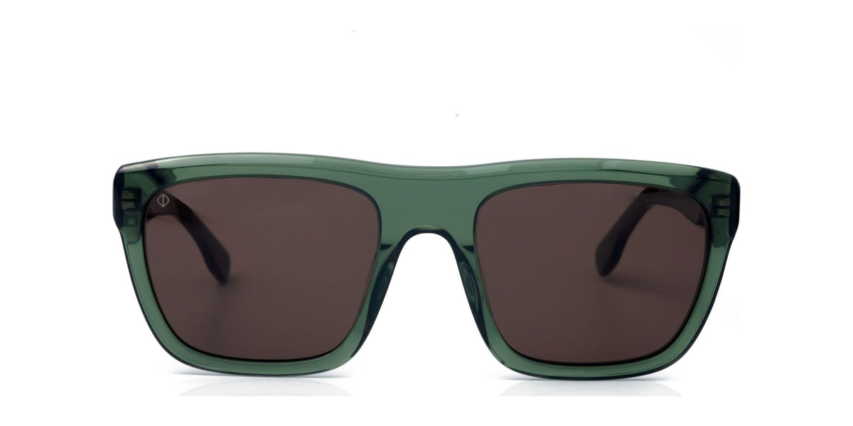 Faos Delos Crystal Green / Stone Brown Γυαλιά Ηλίου front packshot