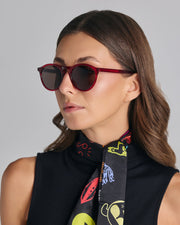 Faos Monaco Crystal Red / Stone Brown