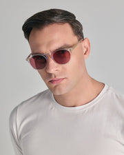 Faos Monaco Crystal White / Volcanic Red