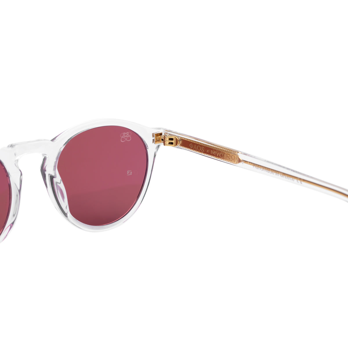Faos Monaco Crystal White / Volcanic Red Γυαλιά Ηλίου
