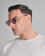 Faos Monaco Crystal White / Volcanic Red