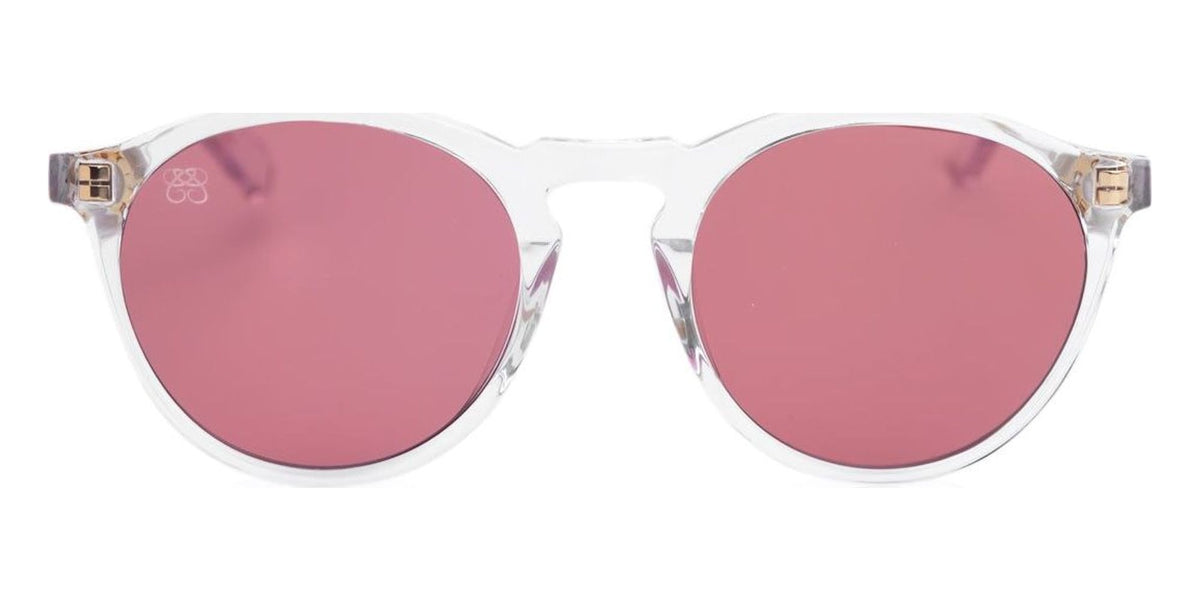 Faos Monaco Crystal White / Volcanic Red Γυαλιά Ηλίου front packshot