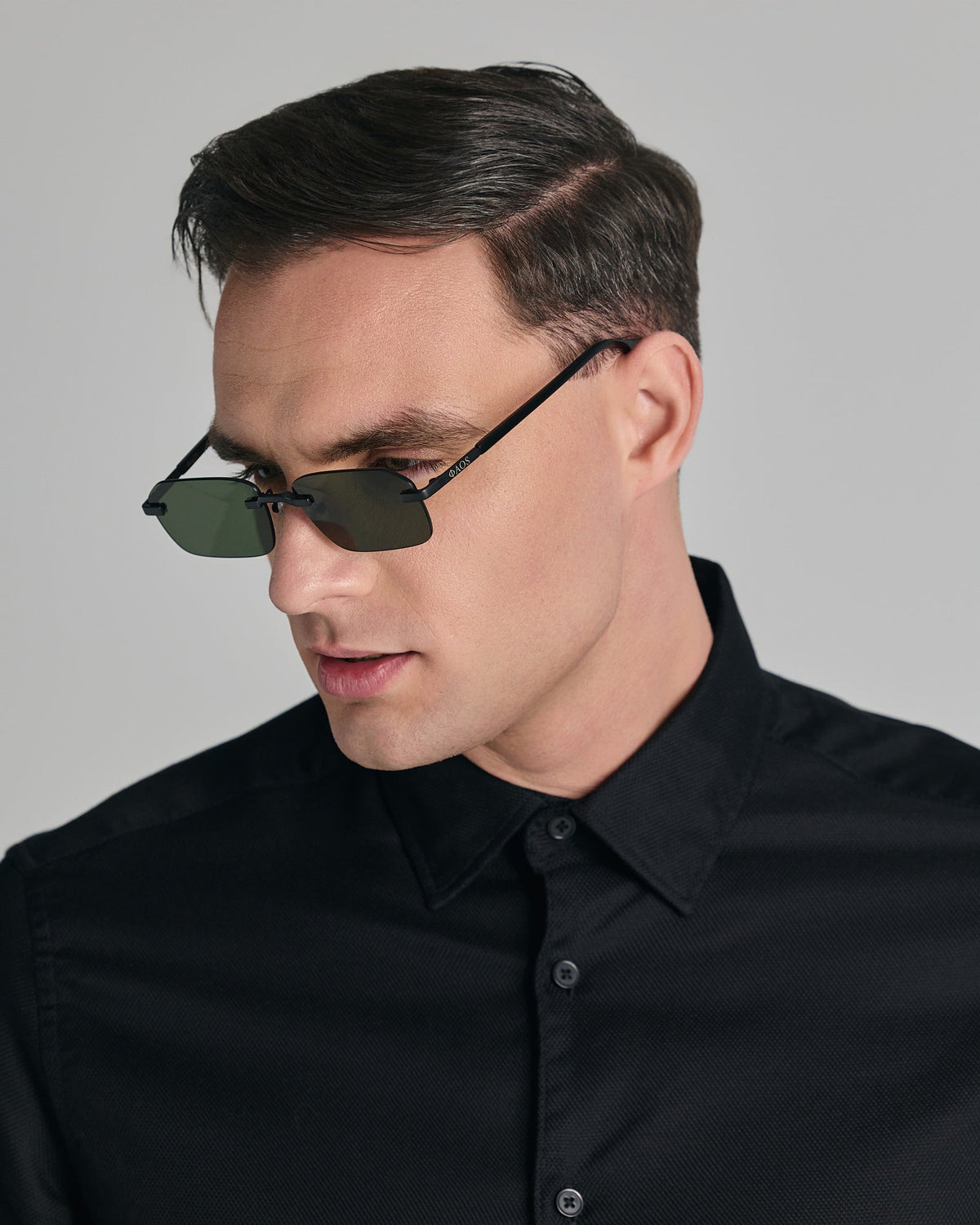Faos Mycenae Matte Black / Algae Green Γυαλιά Ηλίου