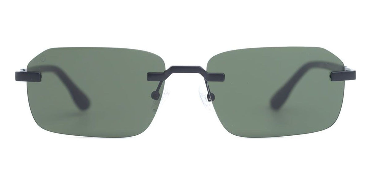 Faos Mycenae Matte Black / Algae Green Γυαλιά Ηλίου front packshot