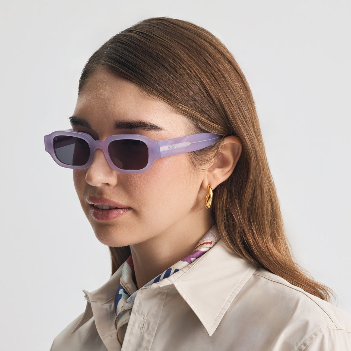 Faos Mykonos Ambrosia Lilac / Shade Grey Γυαλιά Ηλίου