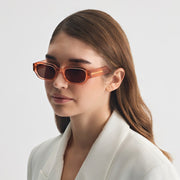 Faos Mykonos Crystal Peach / Stone Brown