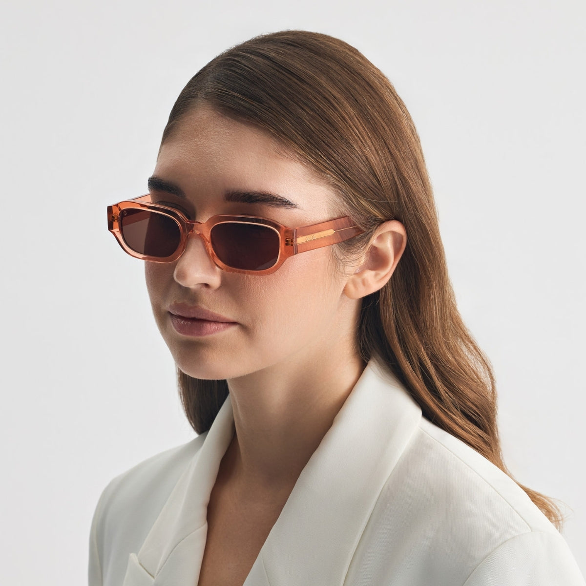 Faos Mykonos Crystal Peach / Stone Brown Γυαλιά Ηλίου