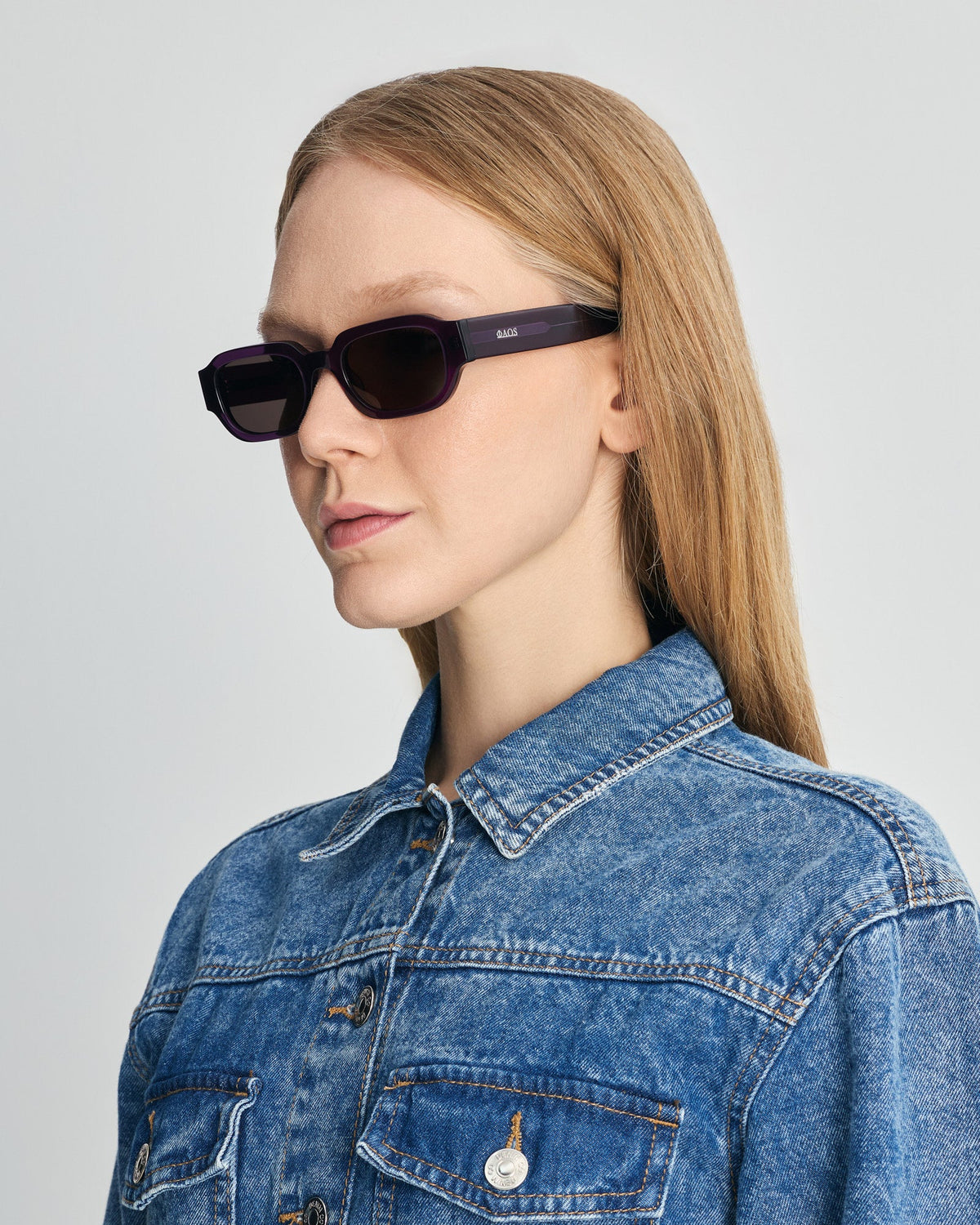 Faos Mykonos Crystal Purple / Shade Grey Γυαλιά Ηλίου