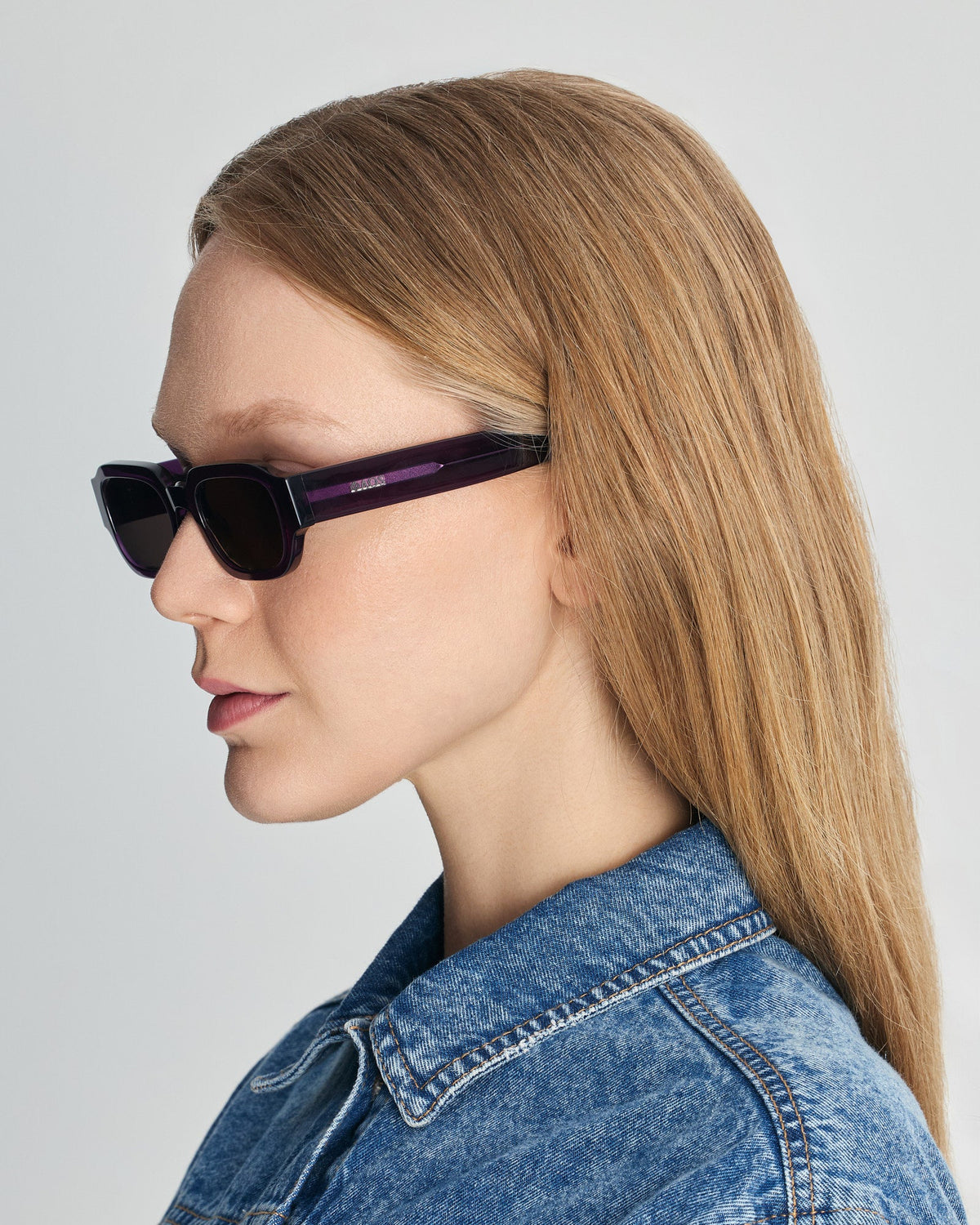 Faos Mykonos Crystal Purple / Shade Grey Γυαλιά Ηλίου