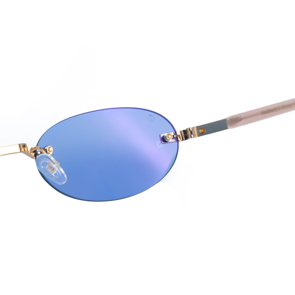 Faos Phaestus Metalic Gold / Kyano Blue Γυαλιά Ηλίου