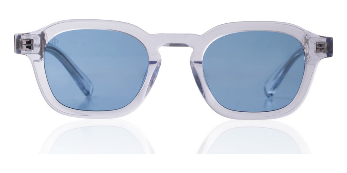 Faos Sikinos Crystal White / Kyano Blue Γυαλιά Ηλίου front packshot