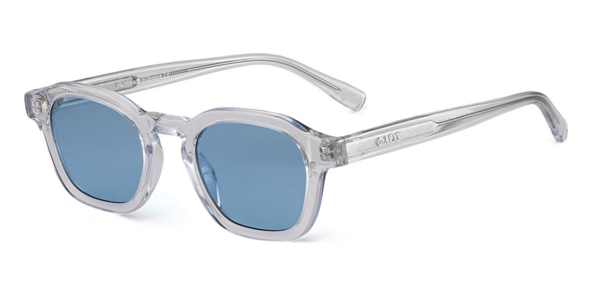 Faos Sikinos Crystal White / Kyano Blue Γυαλιά Ηλίου side packshot