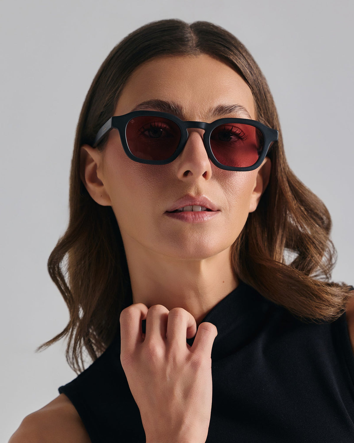 Faos Sikinos Erevos Black / Volcanic Red Γυαλιά Ηλίου
