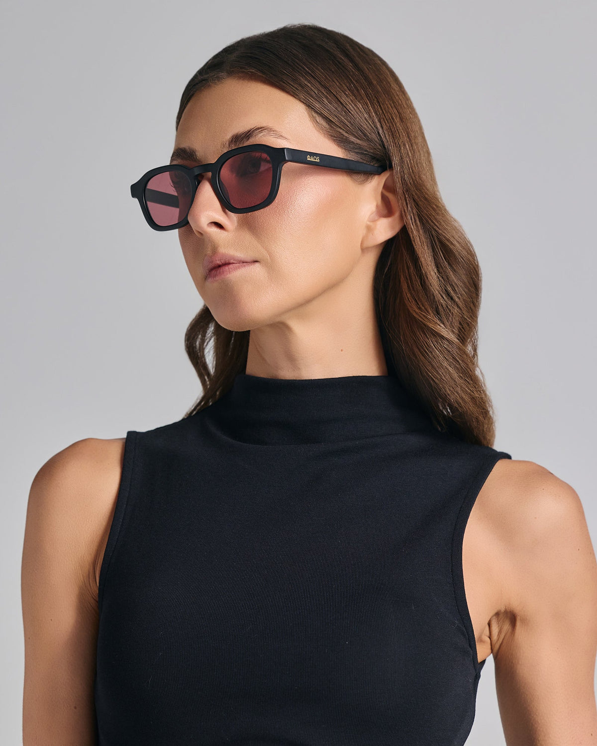 Faos Sikinos Erevos Black / Volcanic Red Γυαλιά Ηλίου