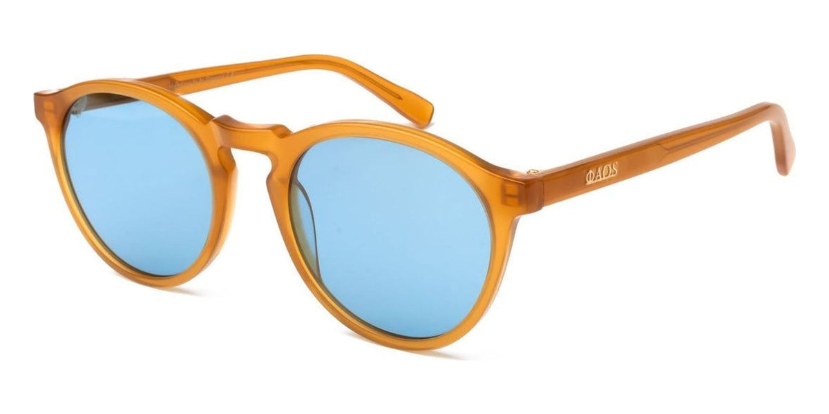 Faos Tinos Electrum Amber / Kyano Blue